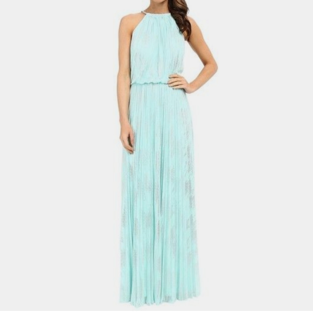 Calvin Klein Halter Neck Gown